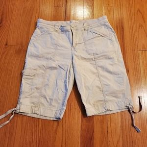 Khaki colored cargo short